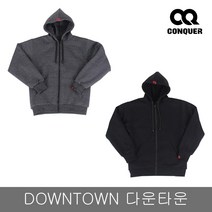 컨쿼 다운타운 후드 케블라 메쉬 바이크자켓 오토바이 라이더 라이딩 자켓, 내피와 보호대 포함