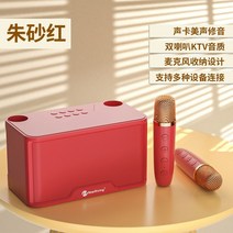 마이크 무선 휴대용 블루투스 노래방, 레드