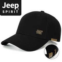 JEEP SPIRIT 캐주얼 야구 모자 CA0152, 사계절, 블랙