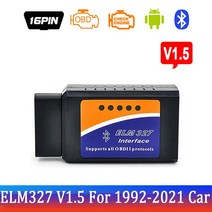 식품건조기 가정용식품건조기 미니건조기 ELM327 블루투스 V1.5 V2.1 안드로이드 토크 OBD 2 인터페이스 스캐너 미니 ELM 327 OBDII 프로토콜 코드 자동 진단 도, 03 V1.5 For 1992-