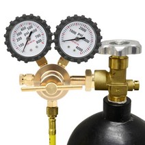 감압변 수도 보일러 감압밸브 황동 질소 조절기 압력 감소 연결 게이지 14 인치 0600PSI CGA580, 1.질소 레귤레이터