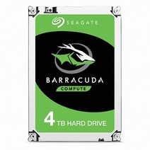 씨게이트 바라쿠다 하드디스크 HDD, 4TB, ST4000DM004