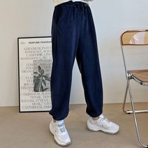 오버핏 털 따뜻한 바지 수면 겨울 조거팬츠 플리스 하체비만코디 여자조거트레이닝복 여자오버핏바지