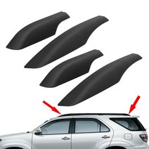 루프랙 루프렉 차종별 SUV 승용차 루프 캐리어 Toyota Fortuner Hilux AN50 AN60 SW4 2004-2013 2014 2015 랙 바 레일 엔드 커버 쉘, 한개옵션0