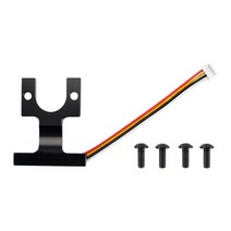 ZCD E Durable용 3D 프린터 핫엔드 마운팅 블록 키트 스트레인 게이지, 34mmx28mm, 검은색, 알루미늄 합금