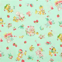 유와 마츠야마 아츠코 시리즈 셔팅 퀼트 30수 프린트 일본 수입원단 5 color, D-라이트민트