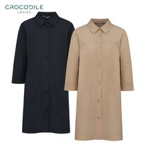 [크로커다일레이디] 캡단추 심플 싱글카라 코트