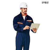 춘하복 고축사 트로피컬 정비복 스즈끼 우주복 작업복, 2XL(105), 네이비(sftb732)