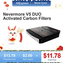 3D 프린터 부품 FYSETC Nevermore V5 DUO 활성탄 필터 Voron V2 트라이던트 V0 용 카본 포함 3D 프린터 부, 한개옵션0