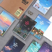 더 본본 포켓 노트 유선 일러스트 문구 디자인, 02.런던(LONDON)