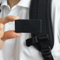 배민 커넥트 쿠팡이츠 배달 가방 스마트폰 핸드폰 거치대 자석 클립 고리 특허 아이디어 용품, 블랙-C