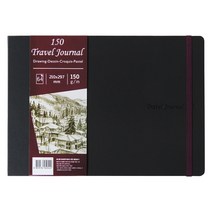 세르지오 트래블 저널 세로형 인물 전문가용 스케치북, A6, 64매