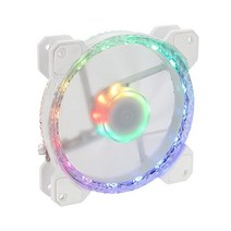 Gelid Solutions 겔리드솔루션 Stella Frost ARGB 팬 (1팩) - 120mm 듀얼 링 24 LED 무소음 모터 공기 흐름 최적화 표준 RGB 및 개별