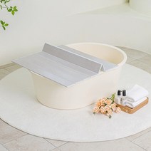 그린센스 이동식 반신욕조 기본형 접이식 욕조 덮개 트레이, 러블리 핑크, 상세설명 참조