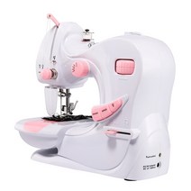 가정용 미니 미싱 재봉틀 오바로크 박음질 옷수선 준공업 휴대용 핸드 헬드 스티치 바느질 바느질 무선 옷 직물 일렉트릭 스티치 세트 어시스턴트, 키트가 있는 au 플러그