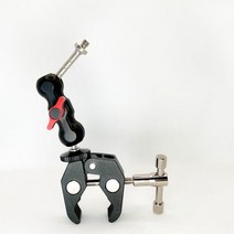 범용 매직 암 키트 볼 헤드 클램프 더블 카메라 슈 마운트 어댑터 고프로 모니터 Led 조명 비디오 1/4