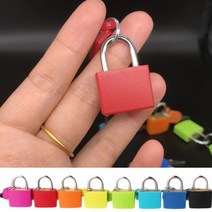 다이어리 미니자물쇠 열쇠2개 캐리어 여행가방 자물통 일기장 작은자물쇠 저금통 소형 소품자물쇠 사물함, 진파랑