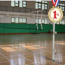 일프로 - 배구지주 OSB-201(베벨기어식) 2개1조 직경 76mm특수강관 지주 배구 배드민턴 족구 겸용