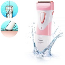 필립스 전기면도기 SatinShave HP6306 여성용 핑크 화이트