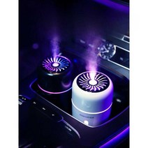 자동차 초음파 가습기 차량용 가습기 차량용 공기청정기, (아이보리화이트-충전식 및 플러그인 모델) 타입B