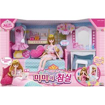 2022 NEW 프린세스 미미의침실/화장대 침대 원피스 인형집 미미