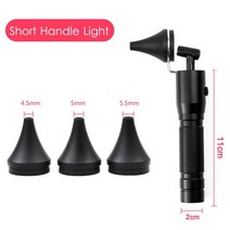 귀파개 귀후비개 귀지 청소 귀청소기 귀 기 펜치 endoscope earwax remover hartman micro alligator crocodile forceps 코, 1x 짧은 조명