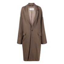 [메종마틴마르지엘라] (당일) 22FW 메종 마르지엘라 스티치 오버사이즈 브라운 울 코트