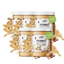 피넛버터 스무스 1KG Wehle Sports Store Peanutbutter Smooth, 5팩