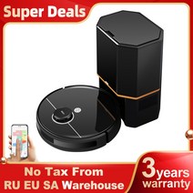 クーポンコード：SA2500ABIR R30 로봇 진공 청소기 자동 비우기 스테이션 레이저 라이더 6500PA 흡입 다중 바닥 매핑 스마트 홈 습식 건식 기기