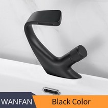 교체 시공 설치 욕실 헤드 셀프 세면대 꼭지 수도 수전 분지의 수도꼭지 싱글 핸들과 크롬 브래스 빈티지 데크 마운트 Torneiras 차가운 목욕 믹서 워터 탭 855818, Black 2_CHINA