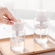 원터치 리무버 화장품공병 펌핑 용기 클렌징워터, 100ml