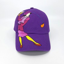 여성골프모자 캡모자 볼캡 작은두상 골프장 패션 골퍼 캡 여행 패션 캐릭터 소두 골린이, 퍼플보라캡+땀패드10장
