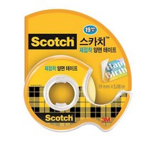 3M 스카치재접착양면테이프 23819mmx5.08M