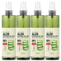 메이포레 리얼 모이스처 알로에 수딩 젤 대용량 미스트 250ml x4개