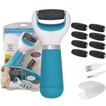 발바닥 무좀 각질 굳은살 제거기 풋 케어 머신 풋 하드 드라이 데드 큐티클 스킨 리무버 페디큐어 케어 도구 제거 풋 그라인딩 파일 스킨 전기 도구, 블루 8pcs