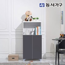 동서가구 네오 룰라 다용도 간편 10가지 칼라 600 주방수납장 NEO801, 핑크