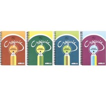 [107696]고급 크로키북(A4/105g/80매/NO.C1003), A4, 80매