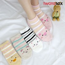 투투삭스 [여성] 베이비 펫 스니커즈 6켤레