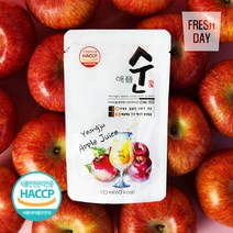 [HACCP인증] 물타지않은 저온착즙 영주 순수 사과즙 30포x110ml, 30포, 110ml