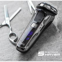 조아스 전기면도기 JR-5660 트리머 3헤드 LCD표시창