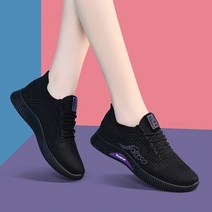 여자 운동화 하이탑 니트 중년 발편한 신발 슈즈 드라이빙 운전 런닝화 조깅화 캐주얼 봄 여름 인박카015