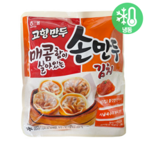 해태제과 고향만두 매콤함이살아있는 김치손만두390g 찐만두/떡만두국/김치만두, 1개, 390g