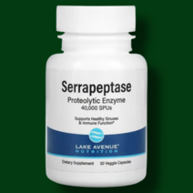 Lake Avenue Nutrition Serrapeptase Proteolytic Enzyme 120 000 SPUs 30캡슐 + 비타민 C 구미 90개입, 2EA, 0, 2개