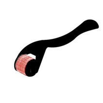니들롤러 페이스 여드름 흉터 부드럽게 탈모 개선 헤어 스킨 케어, 블랙 2mm
