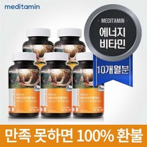 메디타민 비타민B 컴플렉스 에너지비타민 활력충전, 5개, 120캡슐