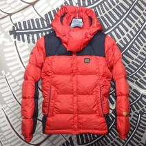 코오롱스포츠여성85-90구스다운패딩후드자켓등산점퍼달순구제19