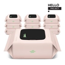 베베숲 100매 물티슈 헬로프로젝트 모음, 옵션01) 헬로500 100매 캡 10팩
