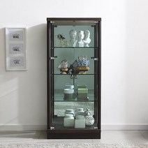 고급스러운 도자기진열보관 앤틱장식장 코너유리장, 화이트