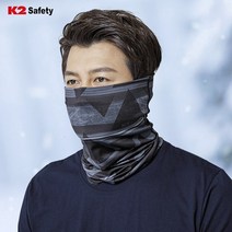 K2 피치기모 멀티스카프2 겨울 넥워머 목도리, 쉐도우그레이
