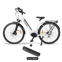 자전거 부품 용품 전기자전거전기 28 인치 도시 250w 남성 여성용 ebike bafang m200 토크 센서 모터 700c 도시형 전자 140km ce 승인, 협력사, 배트와 함께 흰색
